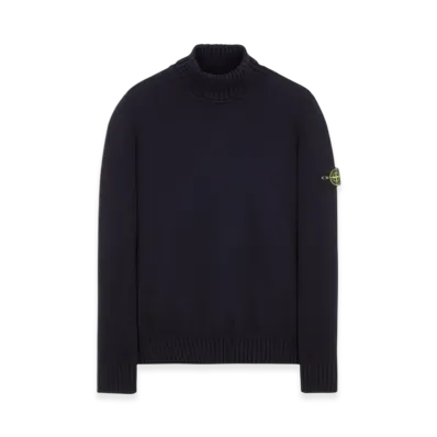 Stone Island 505A2 Turtleneck Knit - 23FW "Navy Blue"