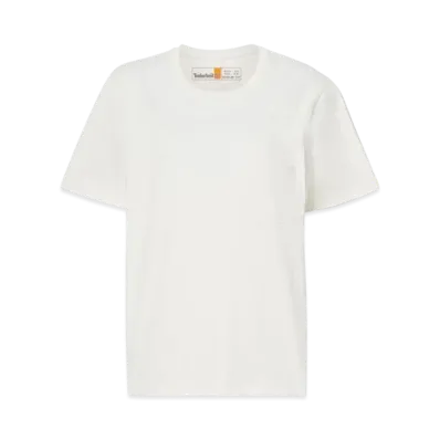 Timberland Ladies Short Sleeve Pocket Tee "White"