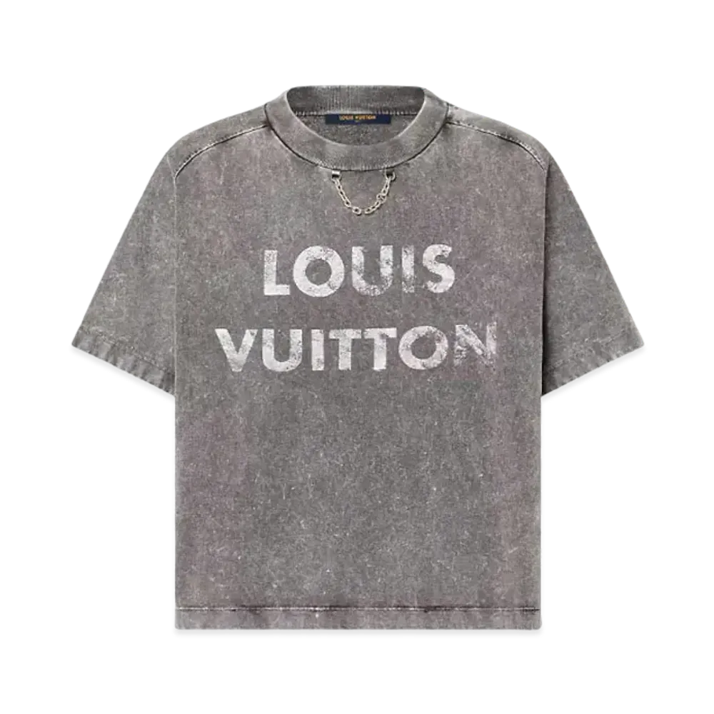 Louis Vuitton Vintage Effect Louis Vuitton T-Shirt "Metal Grey"