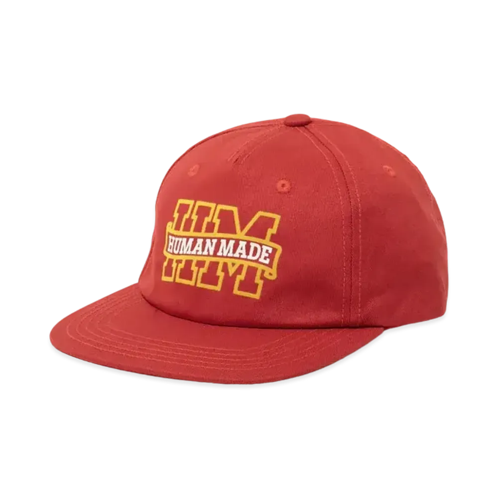 HUMAN MADE 5 Panel Twill Cap #1 "Red"