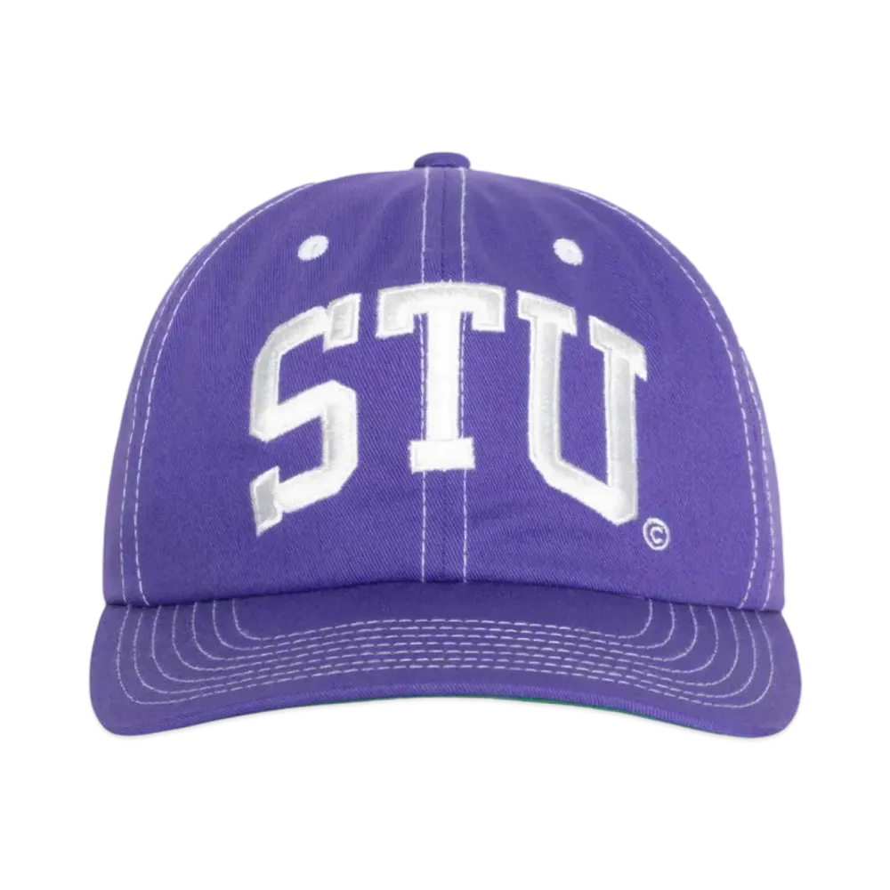 ステューシー ミッド デプス STU アーチ ストラップバック "パープル"