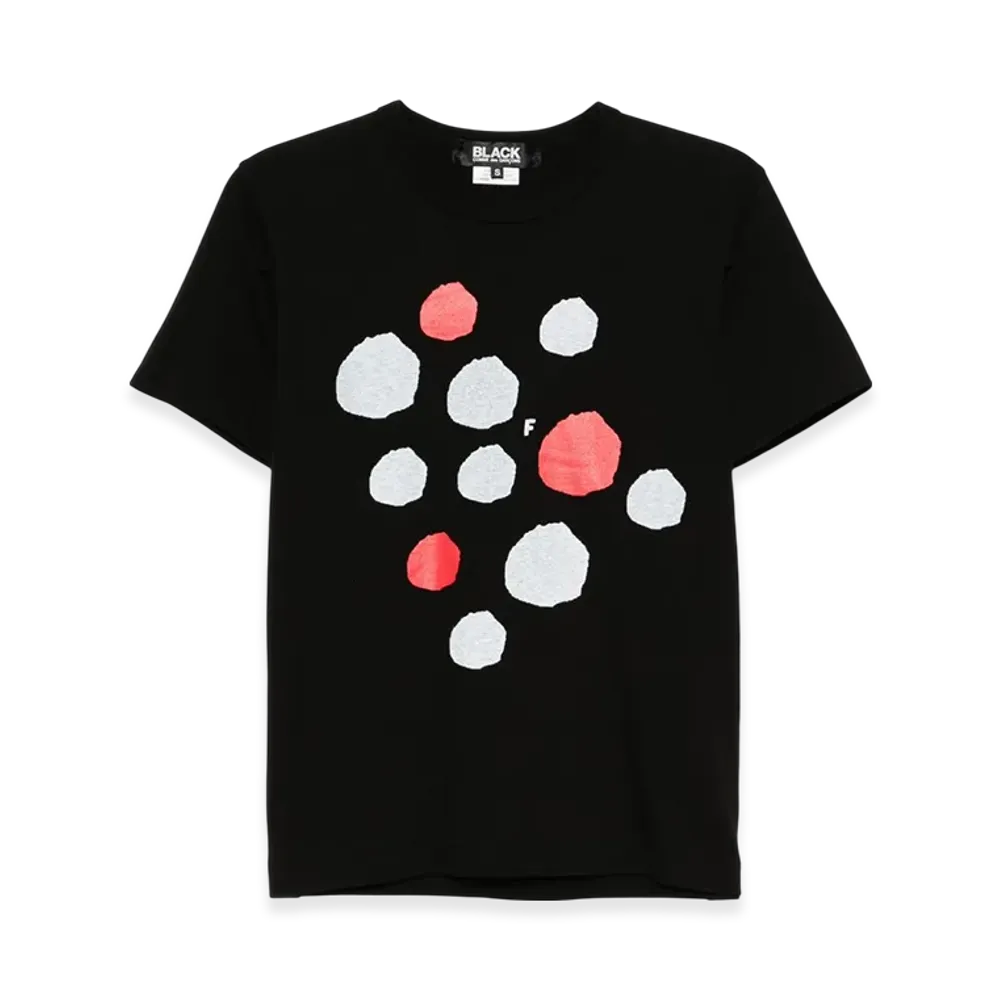 BLACK COMME des GARCONS Print Tee "White"