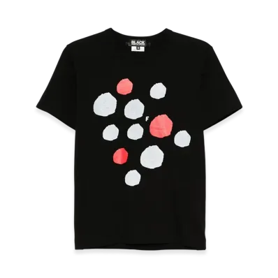BLACK COMME des GARCONS Print Tee "White"
