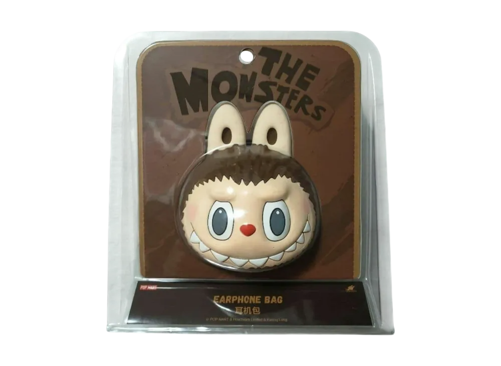 POP MART LABUBU Original Brown Silicone Earphone Case