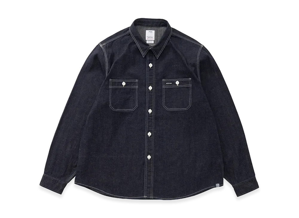 visvim SS Larrikan Shirt L/S Mud OD "Indigo"