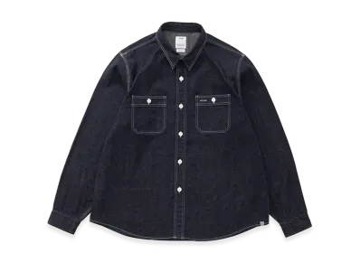 visvim SS Larrikan Shirt L/S Mud OD "Indigo"