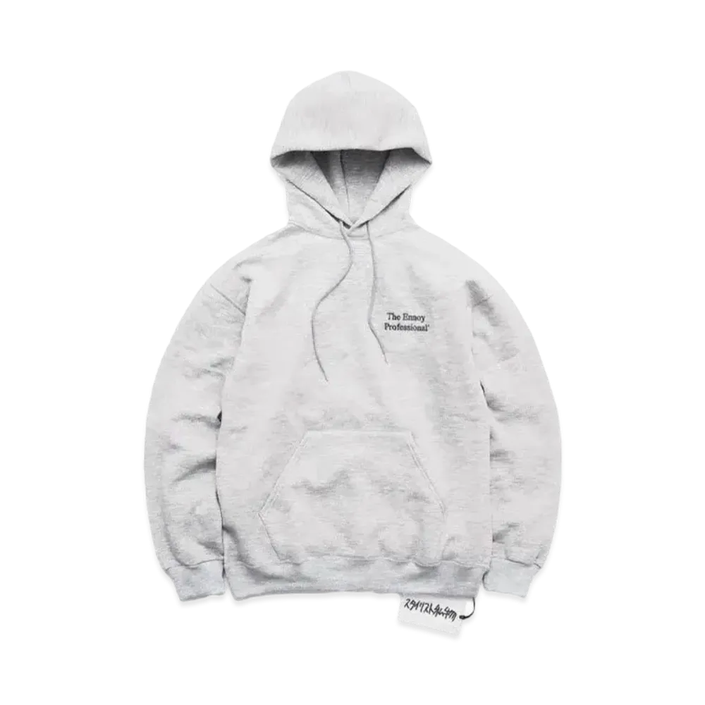 エンノイ x スタイリスト私物 22AW スウェット フーディー "グレー/ホワイト" AW22BRENCT02NTL