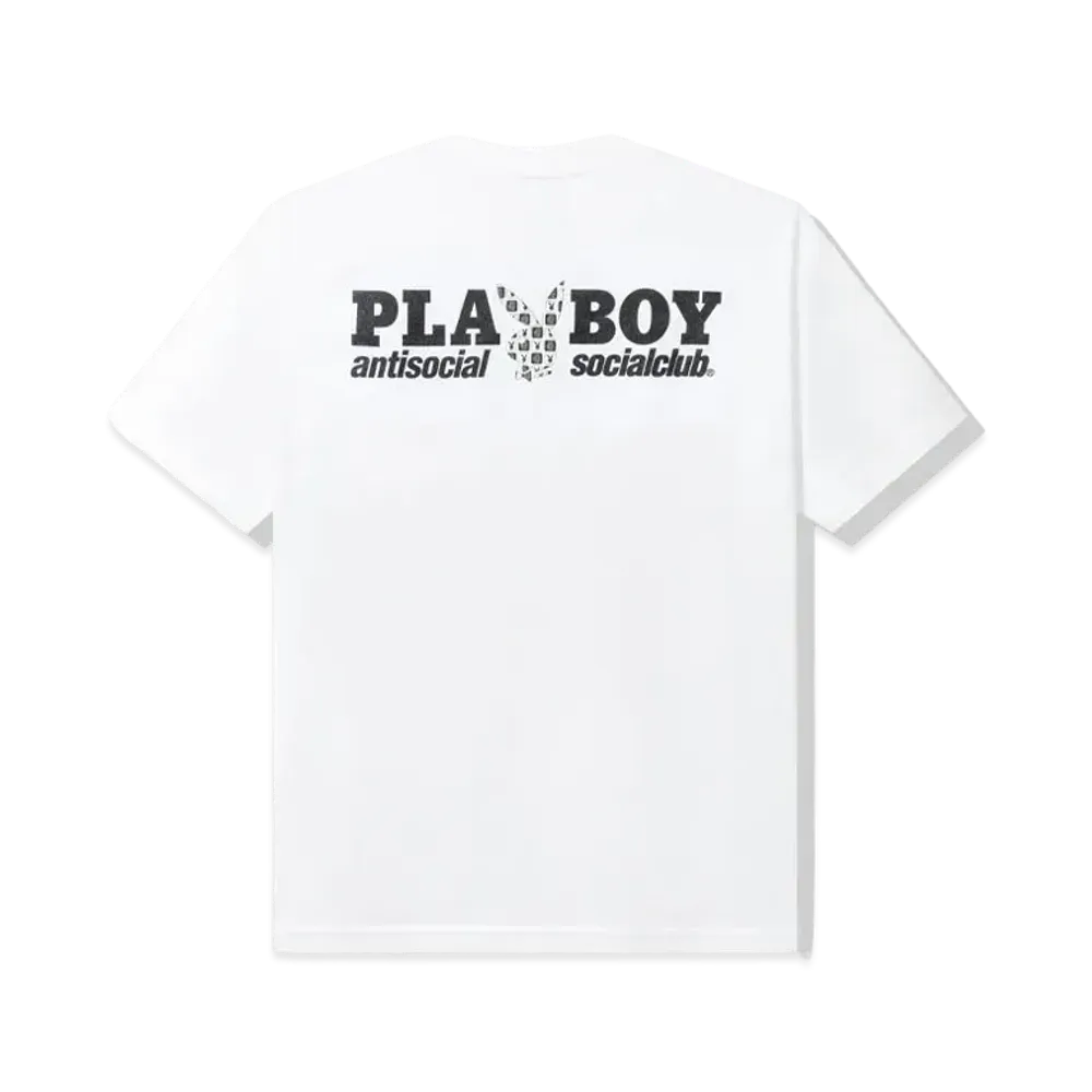 ANTI SOCIAL SOCIAL CLUB SS22 Playboy x ASSC Checkered Tee "White"