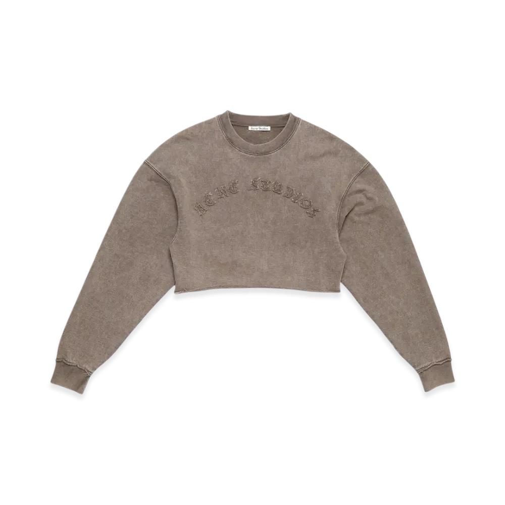 Acne Studios Logo Sweater "Taupe Brown"