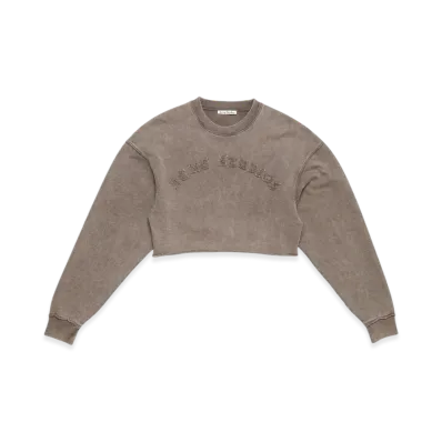 Acne Studios Logo Sweater "Taupe Brown"