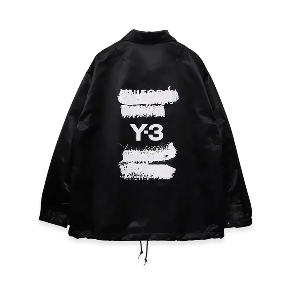 Y-3 Graphic Coach Jacket "Black"