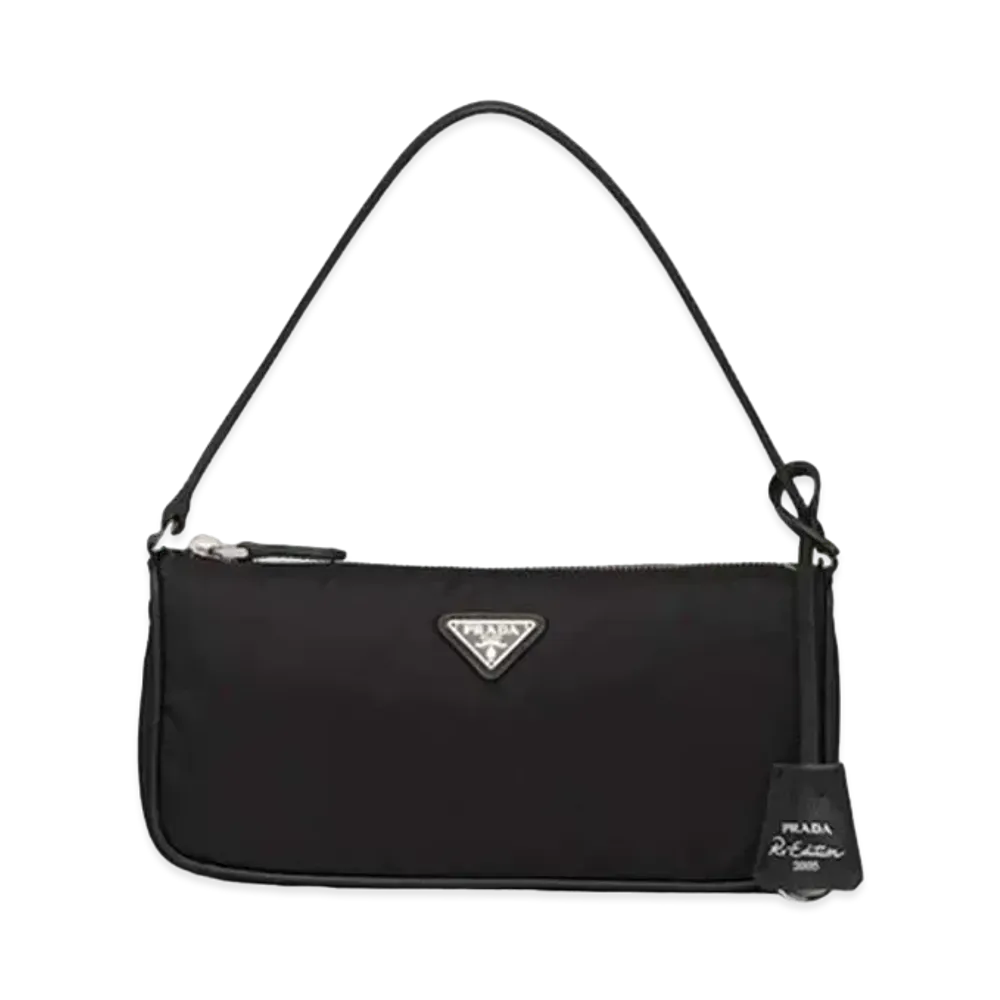 PRADA Re-Edition 2005 Nylon And Saffiano Leather Mini-Bag "Black"