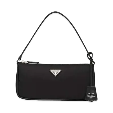 PRADA Re-Edition 2005 Nylon And Saffiano Leather Mini-Bag "Black"