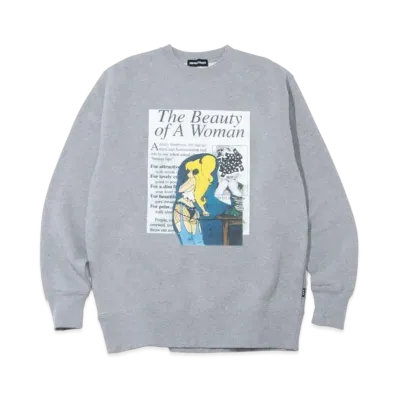 GOD SELECTION XXX Crew Neck Sweat Shirt GX-A23-CN-01 "Gray"
