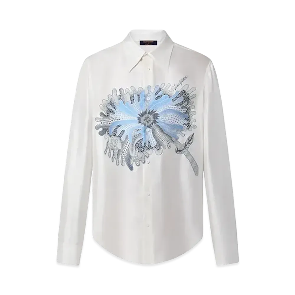 Louis Vuitton x Yayoi Kusama Psychedelic Flower Classic Shirt "Blanc"