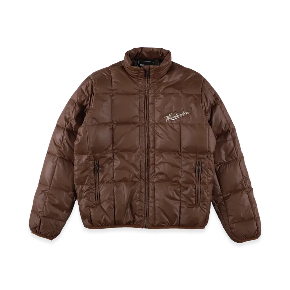WIND AND SEA Down Jacket "Brown"