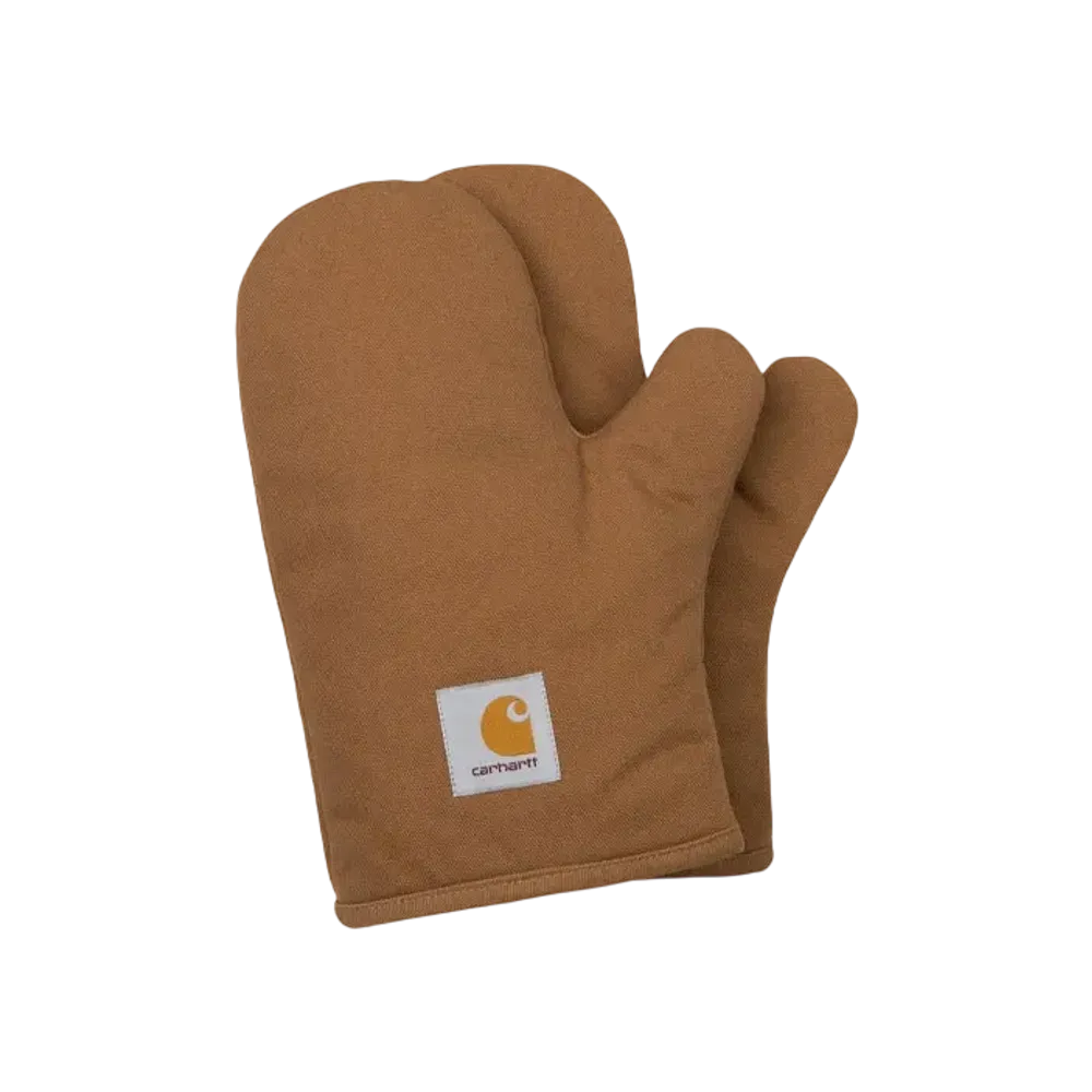 Carhartt WIP Canvas Oven Mitt Set "Hamilton Brown"