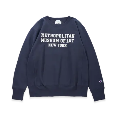 V.A. x The Metropolitan Museum of Art x Champion C/N Sweat "Navy"