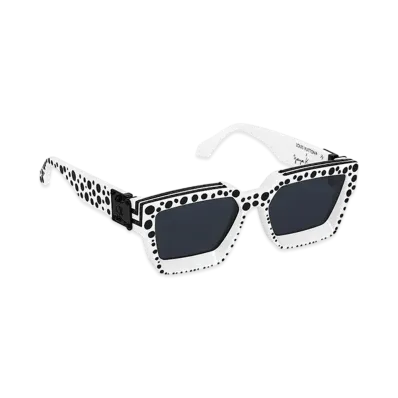 Louis Vuitton x Yayoi Kusama Infinity Dots 1.1 Millionaires Infinity Dots Sunglasses "Blanc/Noir"