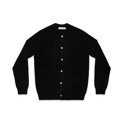 COMME des GARCONS SHIRT Cardigan Round Neck "Black"