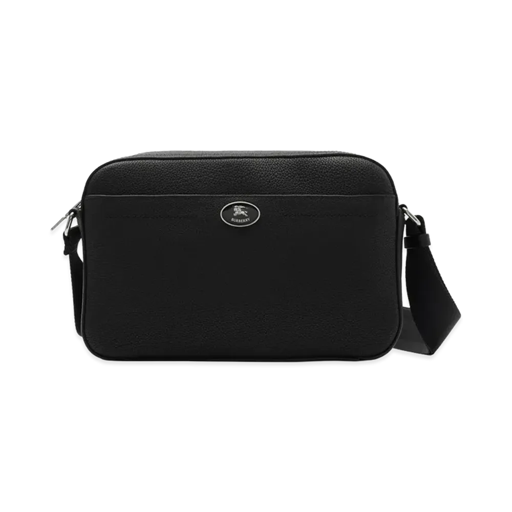 Burberry Knight Stamp Crossbody Bag "Black"