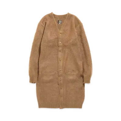 Needles MOHAIR LONG CARDIGAN - SOLID "Brown"