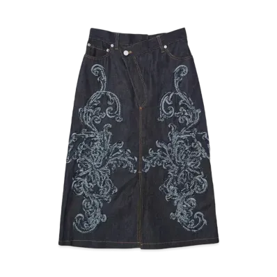 TAAKK DENIM SKIRT "INDIGO"