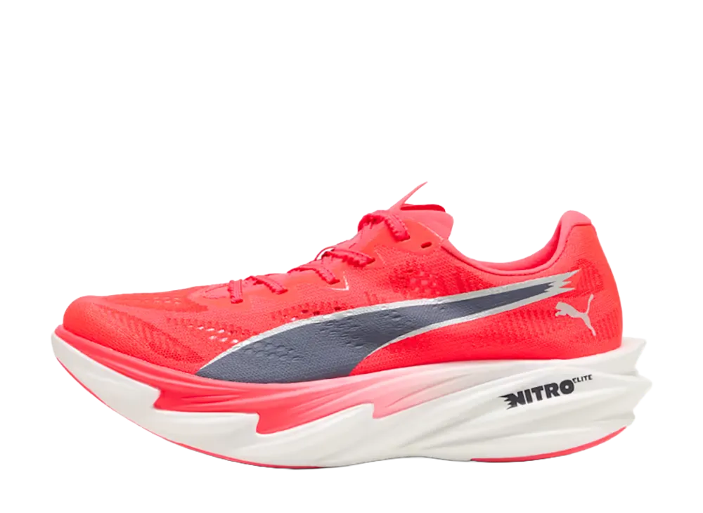 Puma Women's Deviate Nitro Elite 4 "Ultra Red/Inky Depths/PUMA White"