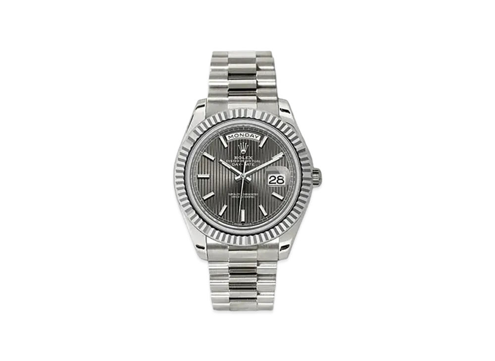 ROLEX Day-Date 40 Dark Rhodium Dial 228239