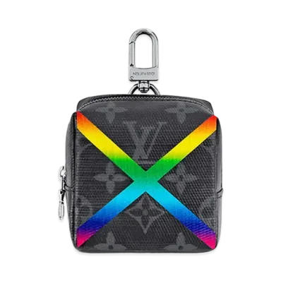Louis Vuitton Monogram Shiny Rainbow Bijoux Sac Square Pouch