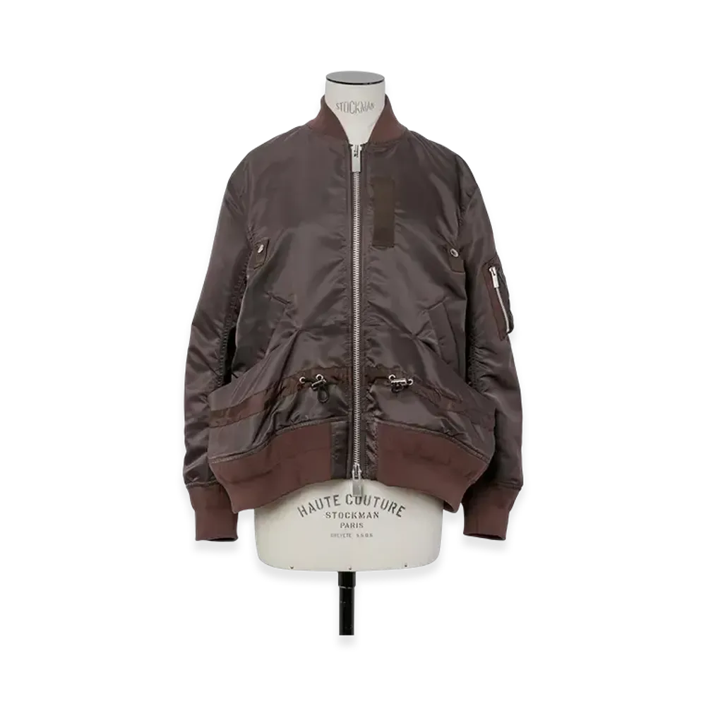 sacai Nylon Twill Blouson "Brown"