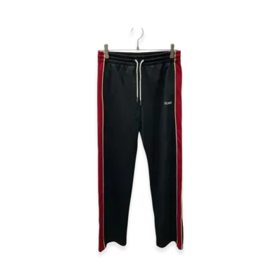 CELINE Double Face Jersey Track Long Pants "Black/Red"