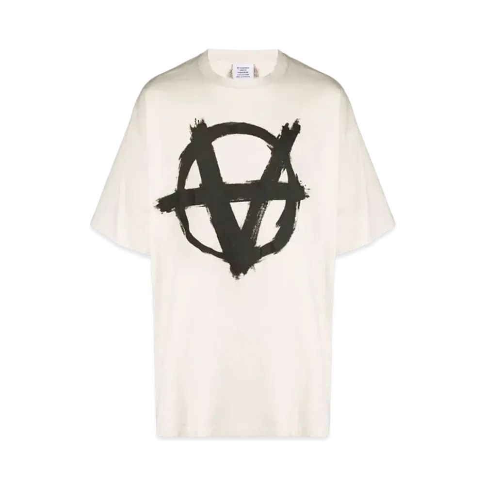 VETEMENTS Anarchy T-shirt "Natural"
