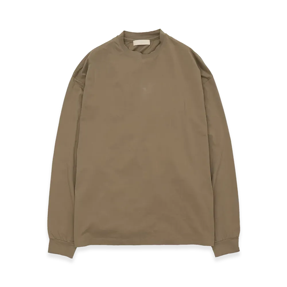 YOKE Suvin Cotton Yoke T-Shirt Long Sleeves "Sand"