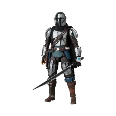 MEDICOM TOY "MAFEX No.256" -THE MANDALORIAN- The Mandalorian Chrome Ver.
