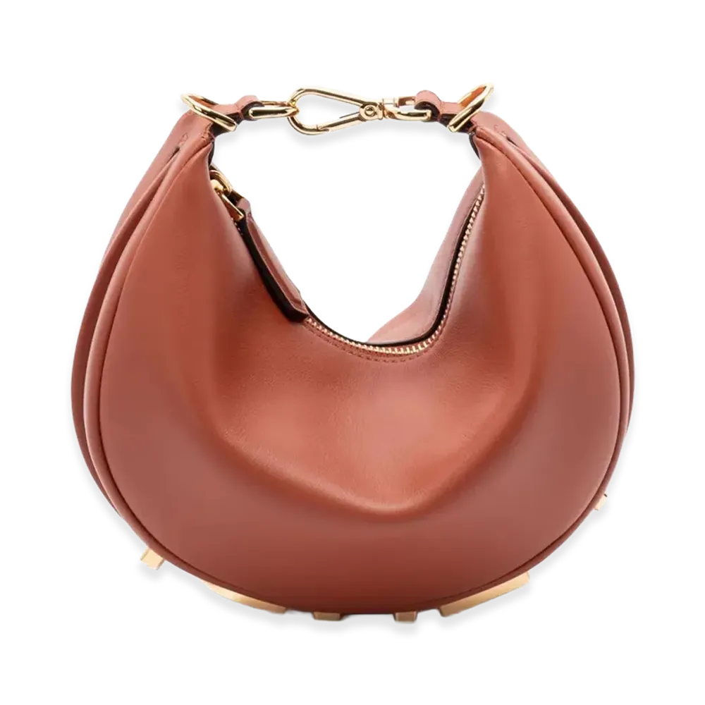 FENDI Women's FENDI Women'sgraphy Mini Hobo Bag "Brown"