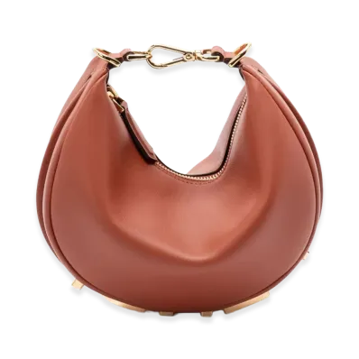 FENDI Women's FENDI Women'sgraphy Mini Hobo Bag "Brown"