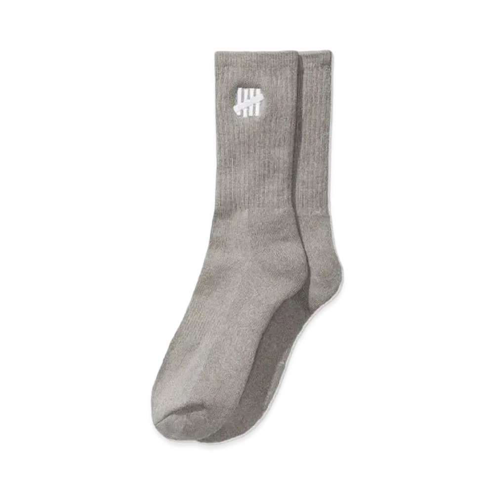 UNDEFEATED Icon Crew Sock - 05020 "Gray"