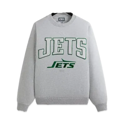 Kith & '47 For The NFL: Jets Nelson Crewneck "Light Heather Grey"