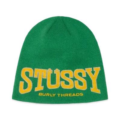 Stussy Skullcap Burly Threads "Green"