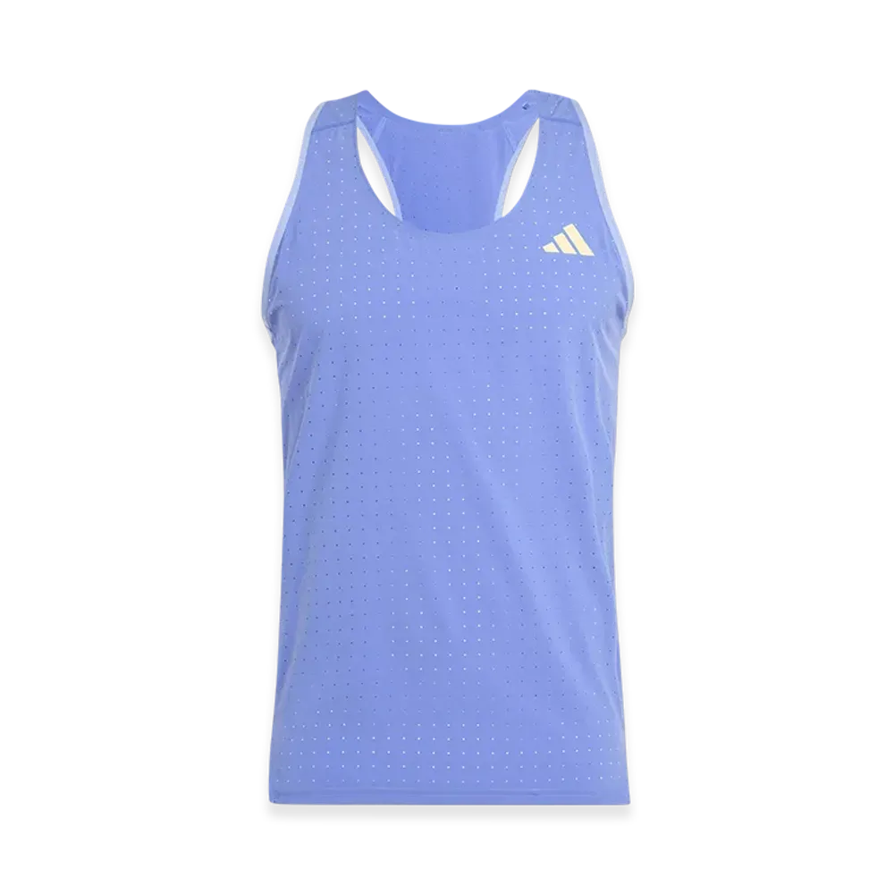 adidas Adizero Running Singlet "Semi Cobalt Blue"