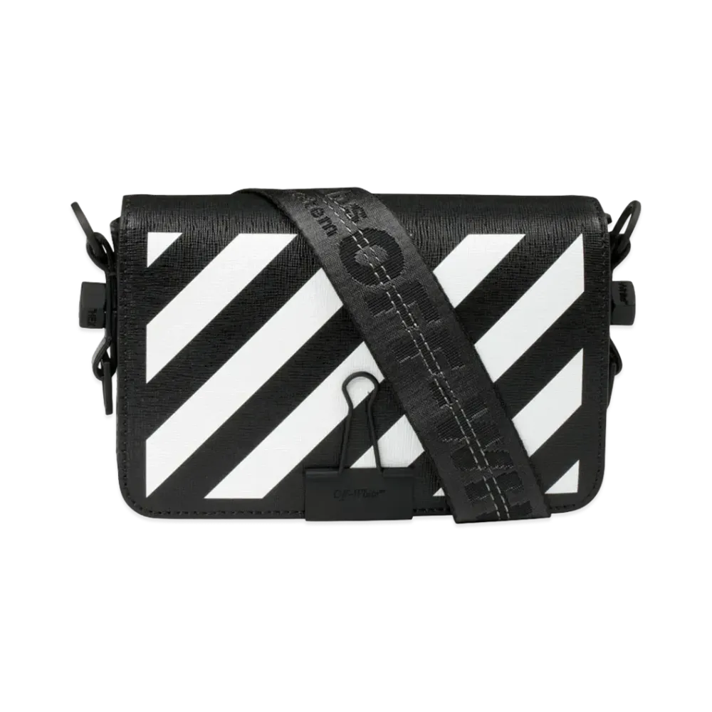 OFF-WHITE Binder Clip Bag Diag Mini "Black"