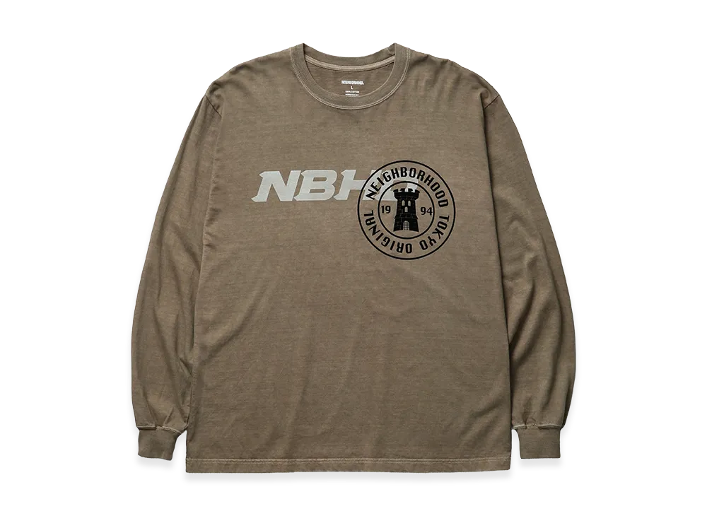 NEIGHBORHOOD NH . Tee LS-7 "Olive Drab"
