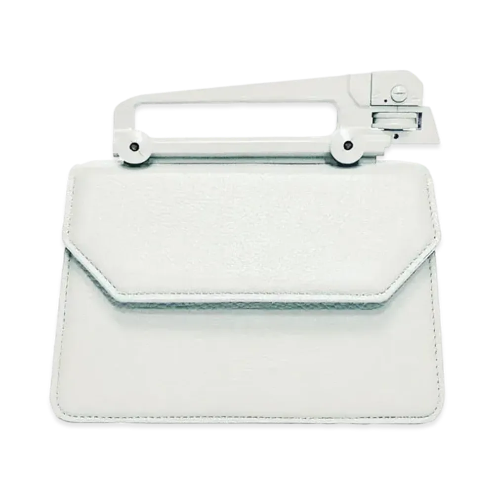 GANIKAWA GIB-01 HAND BAG(L) "WHITE"