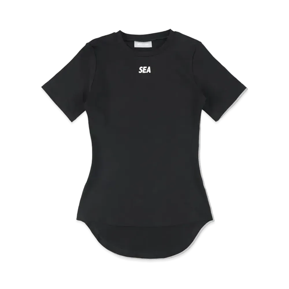 WIND AND SEA WDS (GET FIT BACK - FEMALE) S/S TOP "Black"