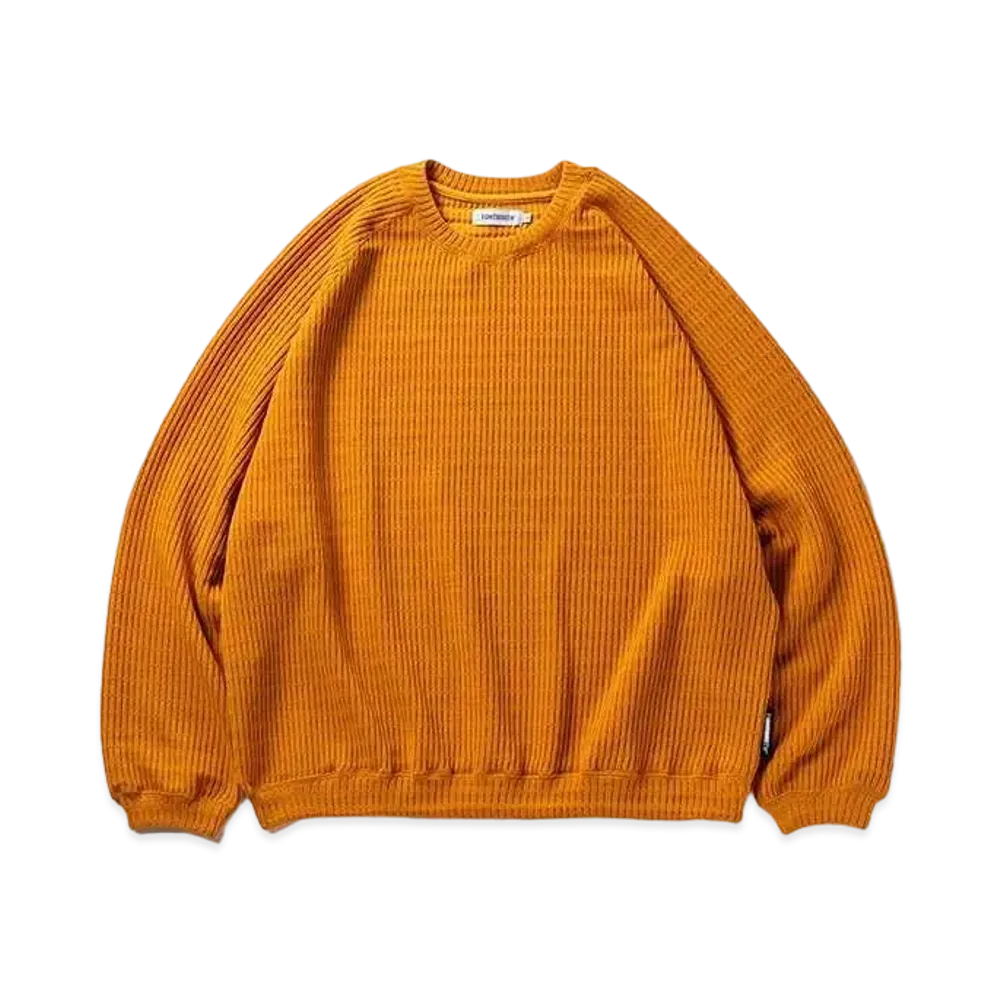 TIGHTBOOTH Mystery Gauge Crew Knit "Mustard"