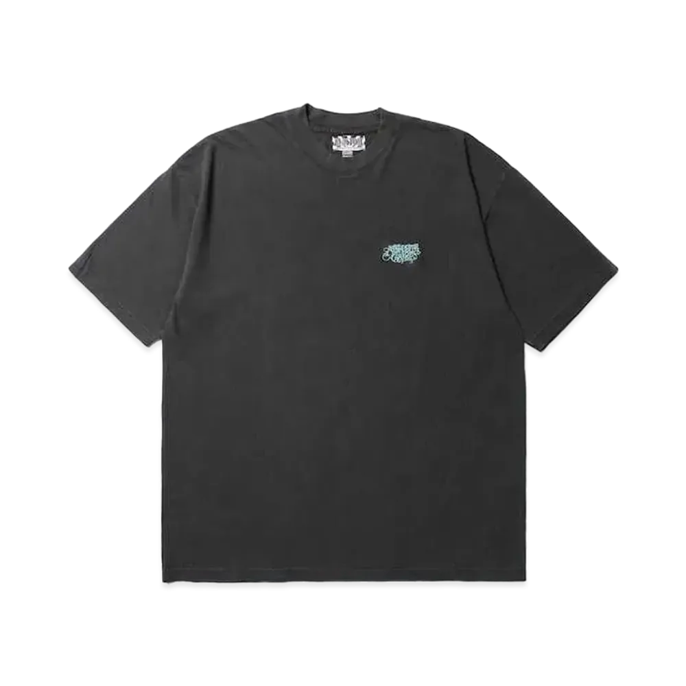 APHRODITEGANG Classic Logo Pigment Dye S/S T Shirt "Black-Blue"