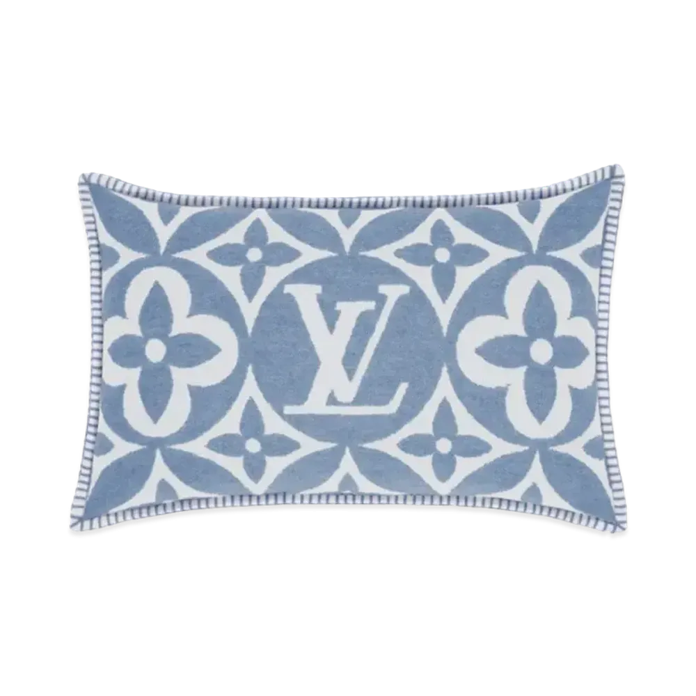 Louis Vuitton LV Medallion Cushion "Blue"