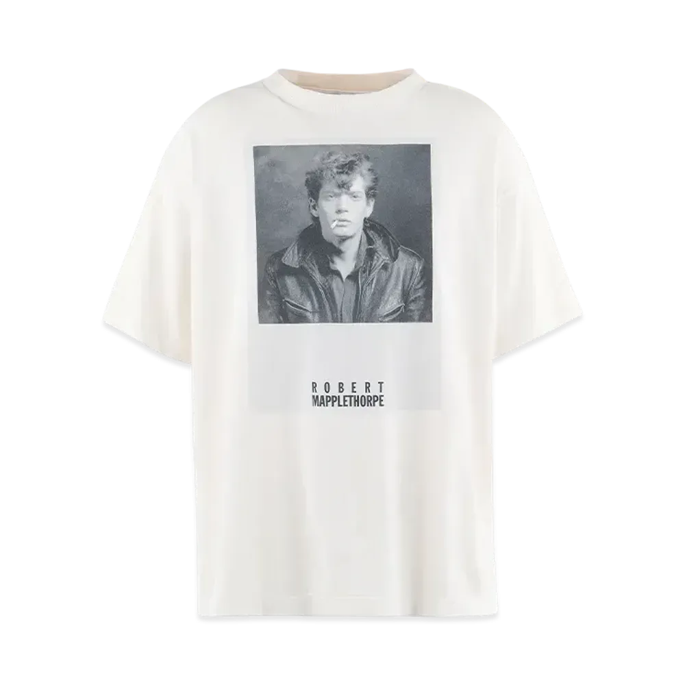 SAINT Mxxxxxx x Robert Mapplethorpe SS Tee Portrait "White"