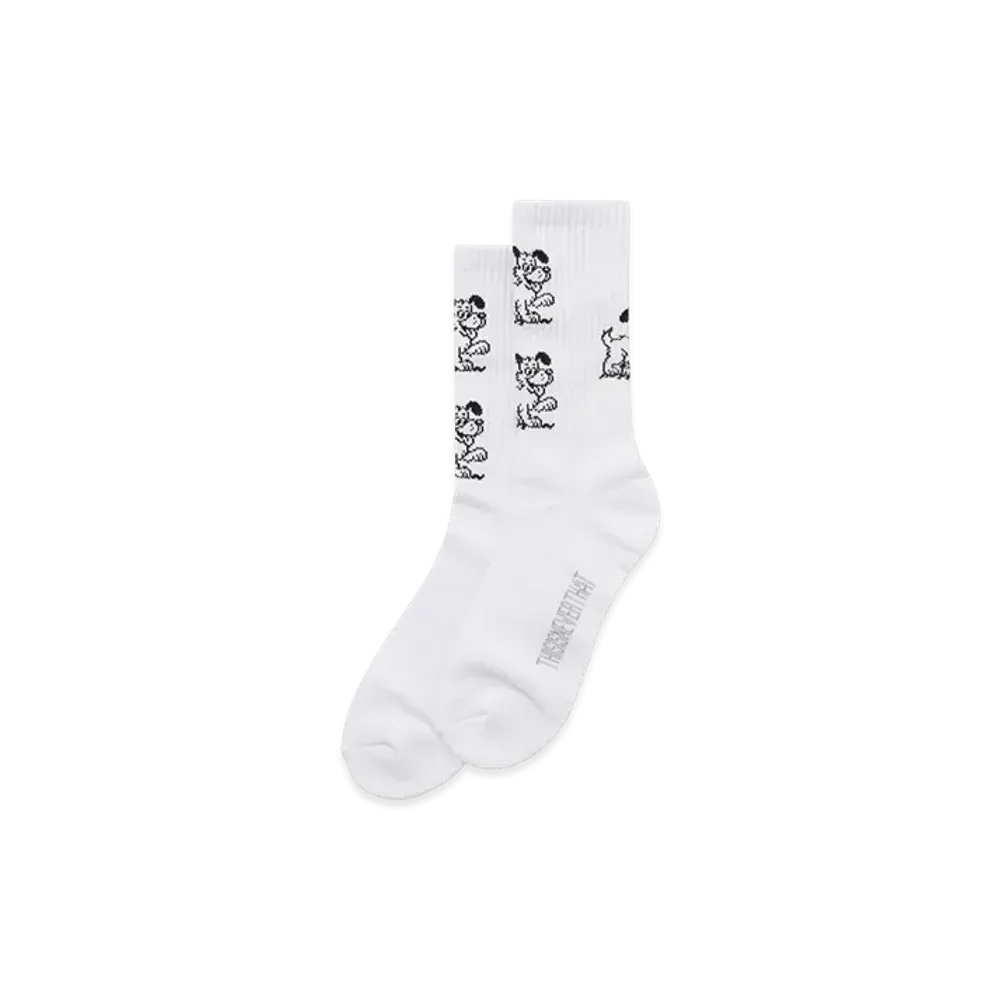 thisisneverthat Doggo Socks "White"